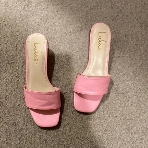 Lulus Mule Block Heel - Picture 3 of 9